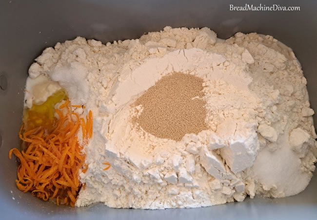 Easy Orange Bread Ingredients