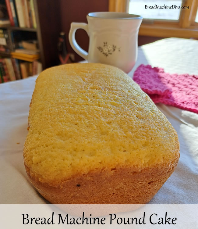 Bread Machine Pound Cake