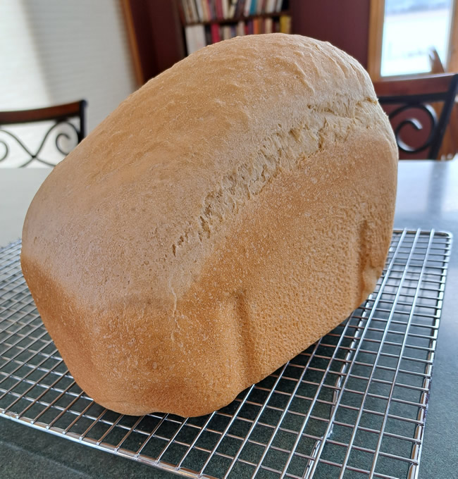 Loaf of honey bread