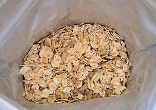 Sunflower seeds and oats