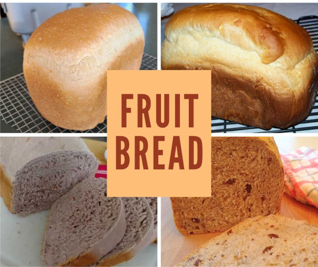 Fruit bread recipes for bread machine